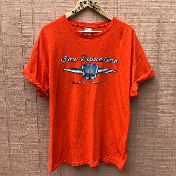 Orange Vintage Tee Flash Sales, 58% OFF 